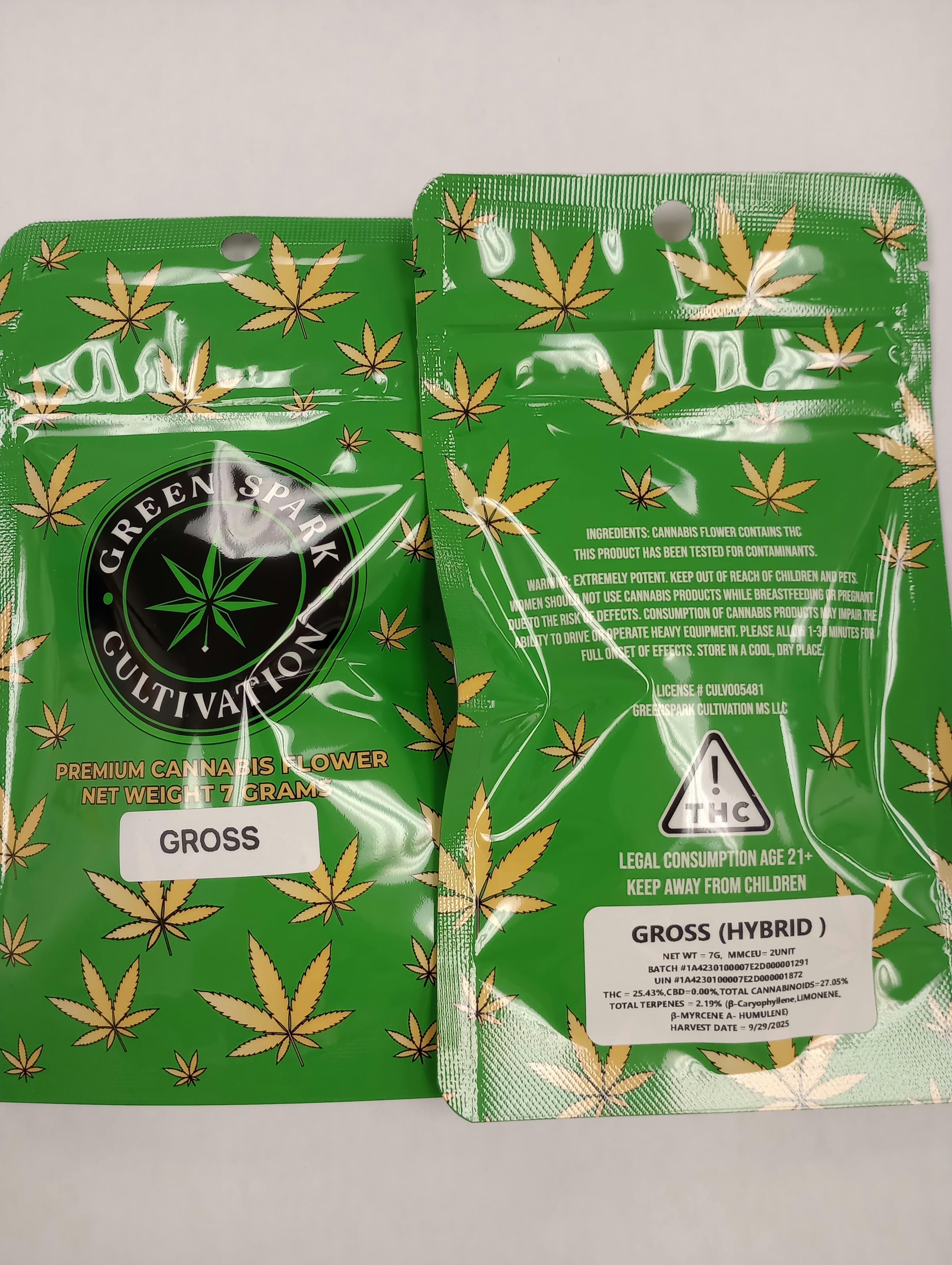 GROSS | 7G FLOWER | GREEN SPARK