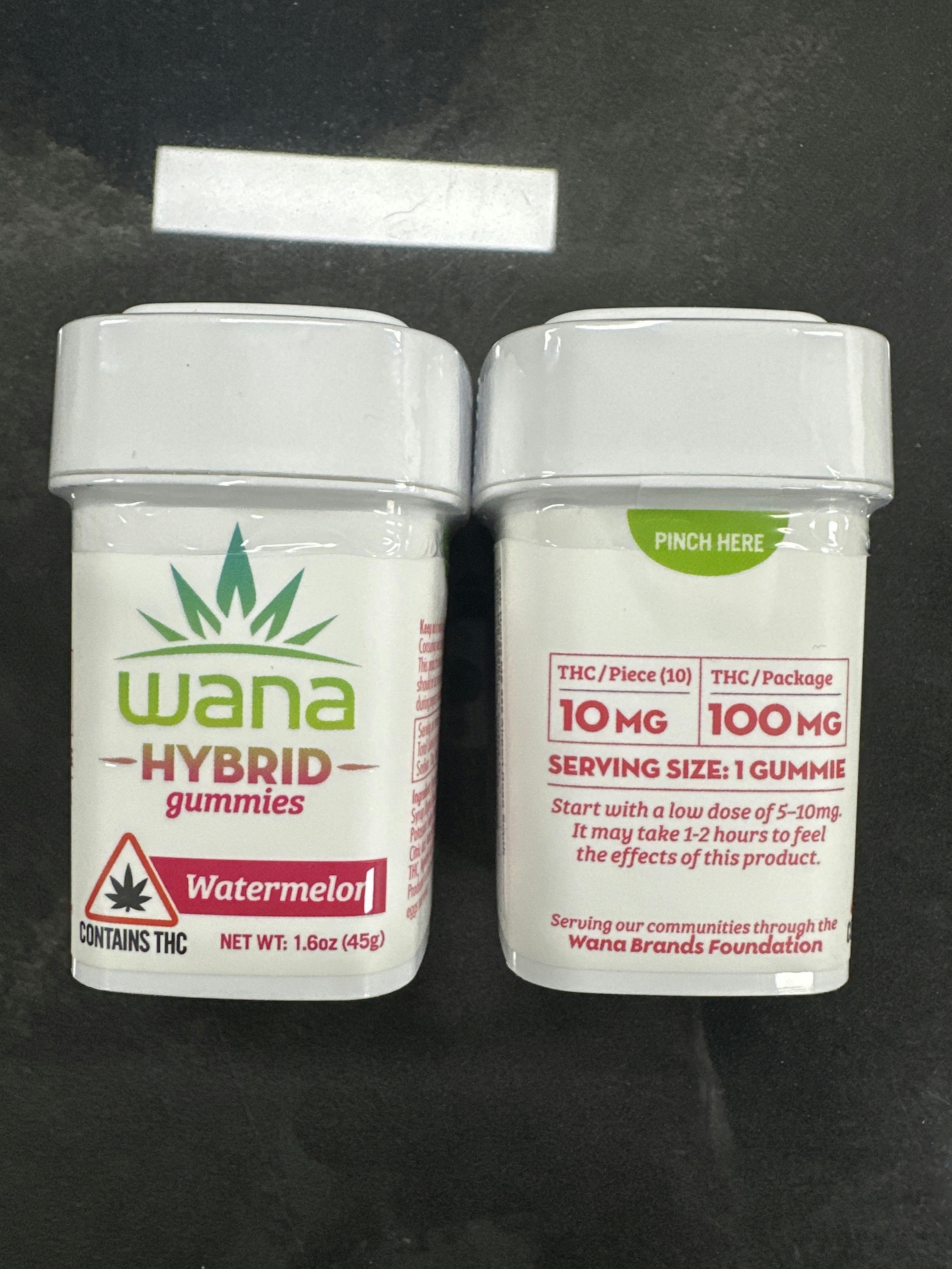 Watermelon Hybrid |100mg 10 Pack | Wana