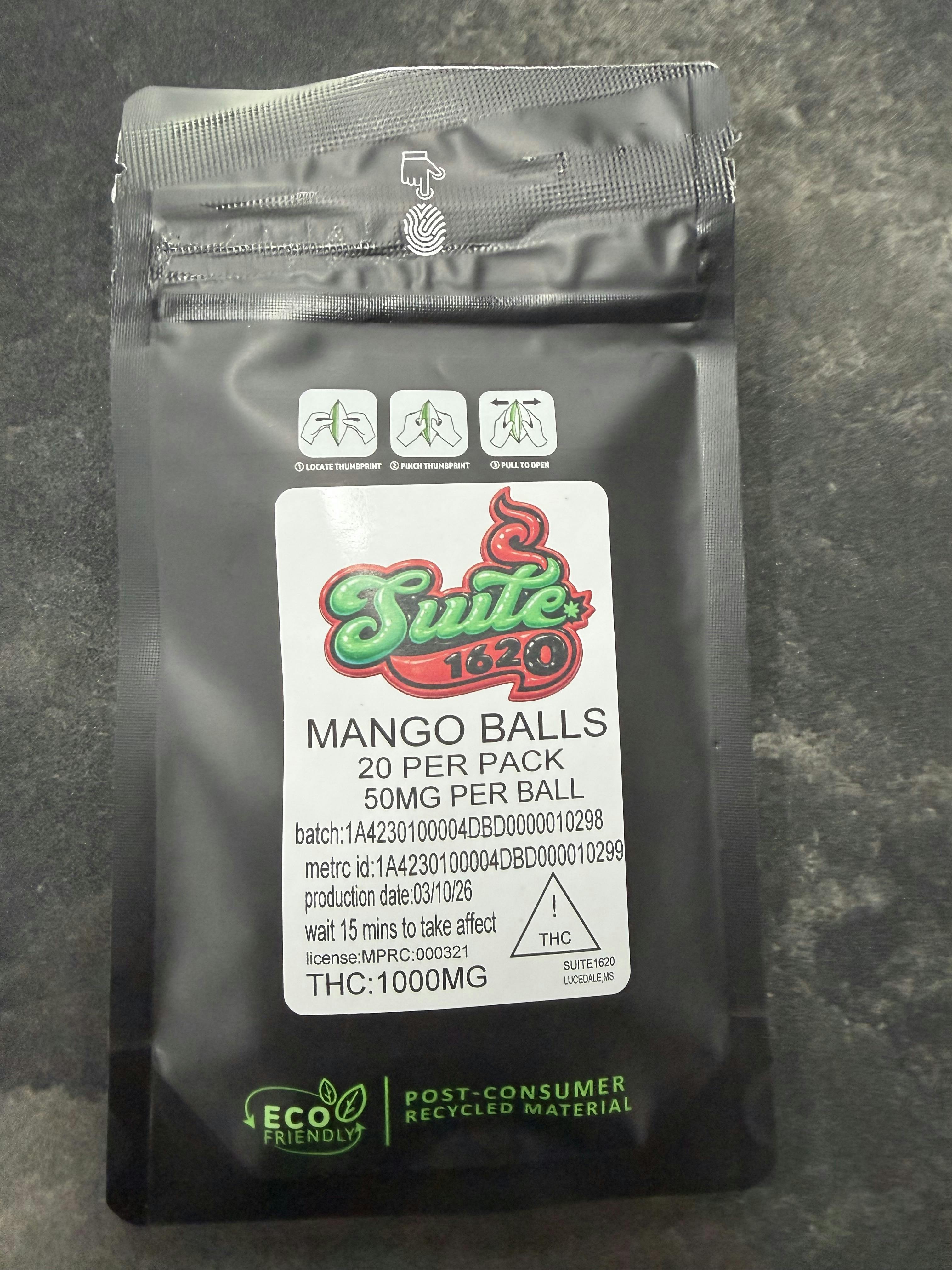 Mango Balls 50mg (1000mg)