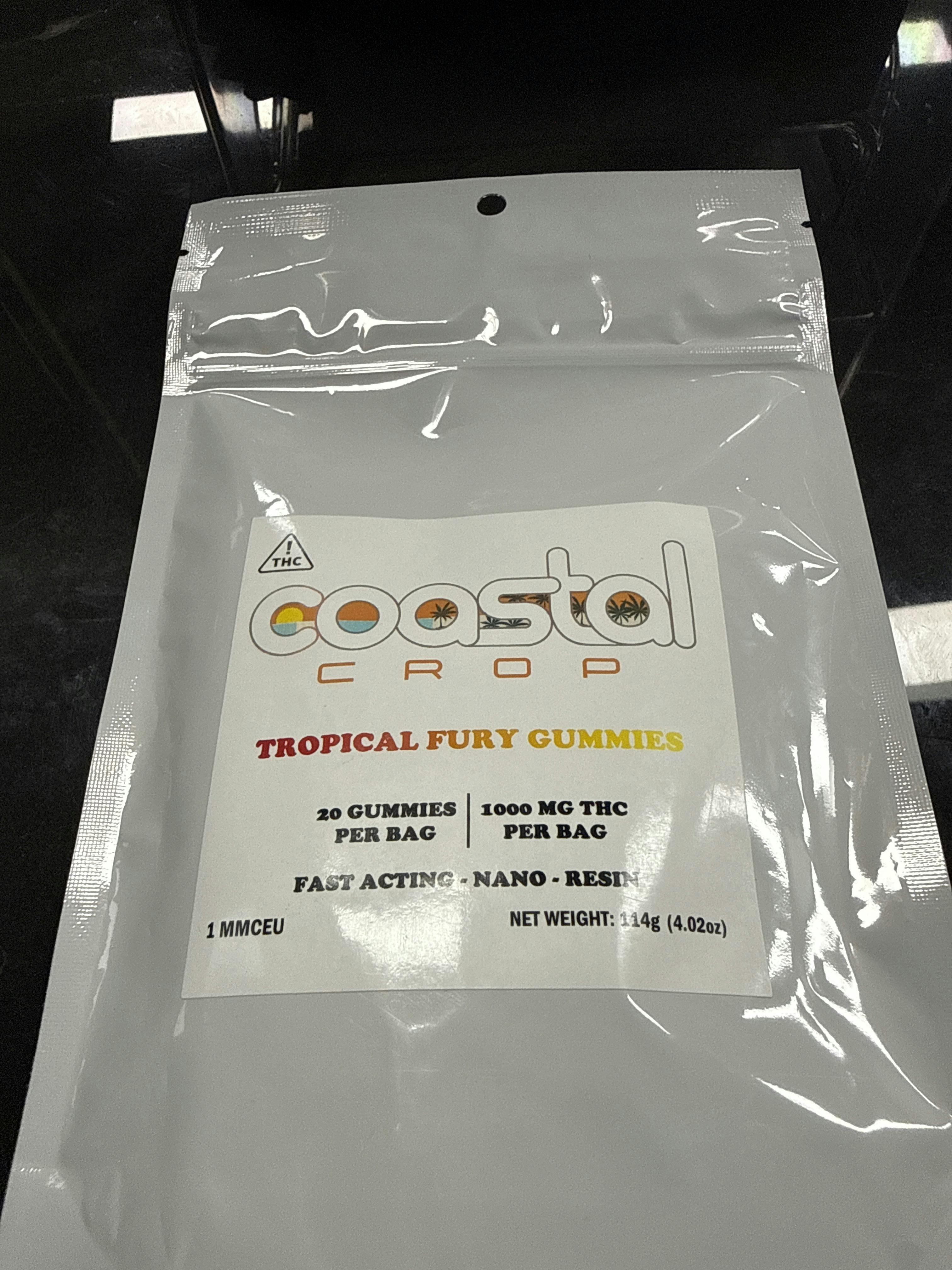 1000MG | Tropical Fury 20ct 1000mg | Coastal Crop