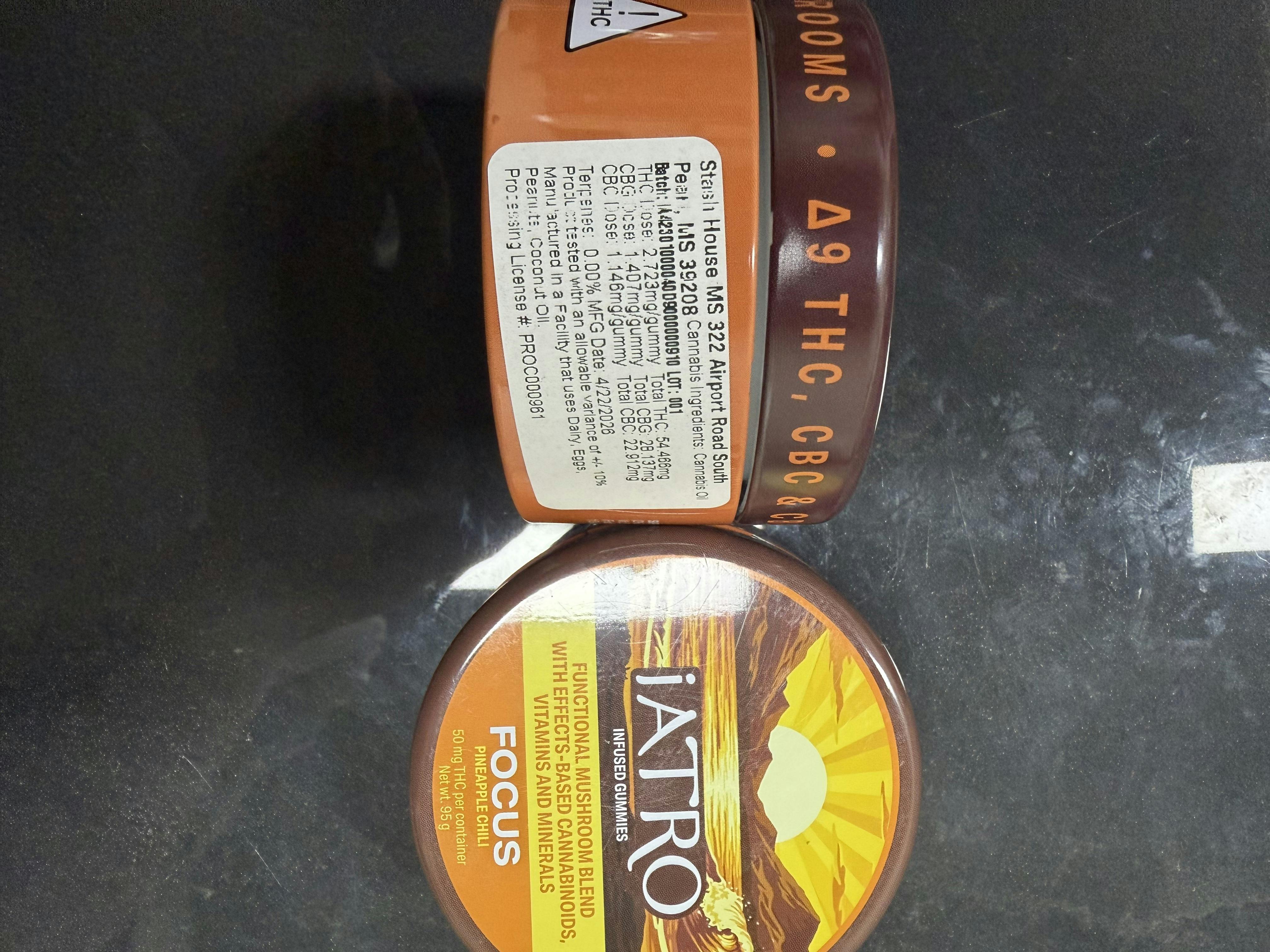 iATRO Pineapple Chili Focus 2:1:1 50mg 20 Pack