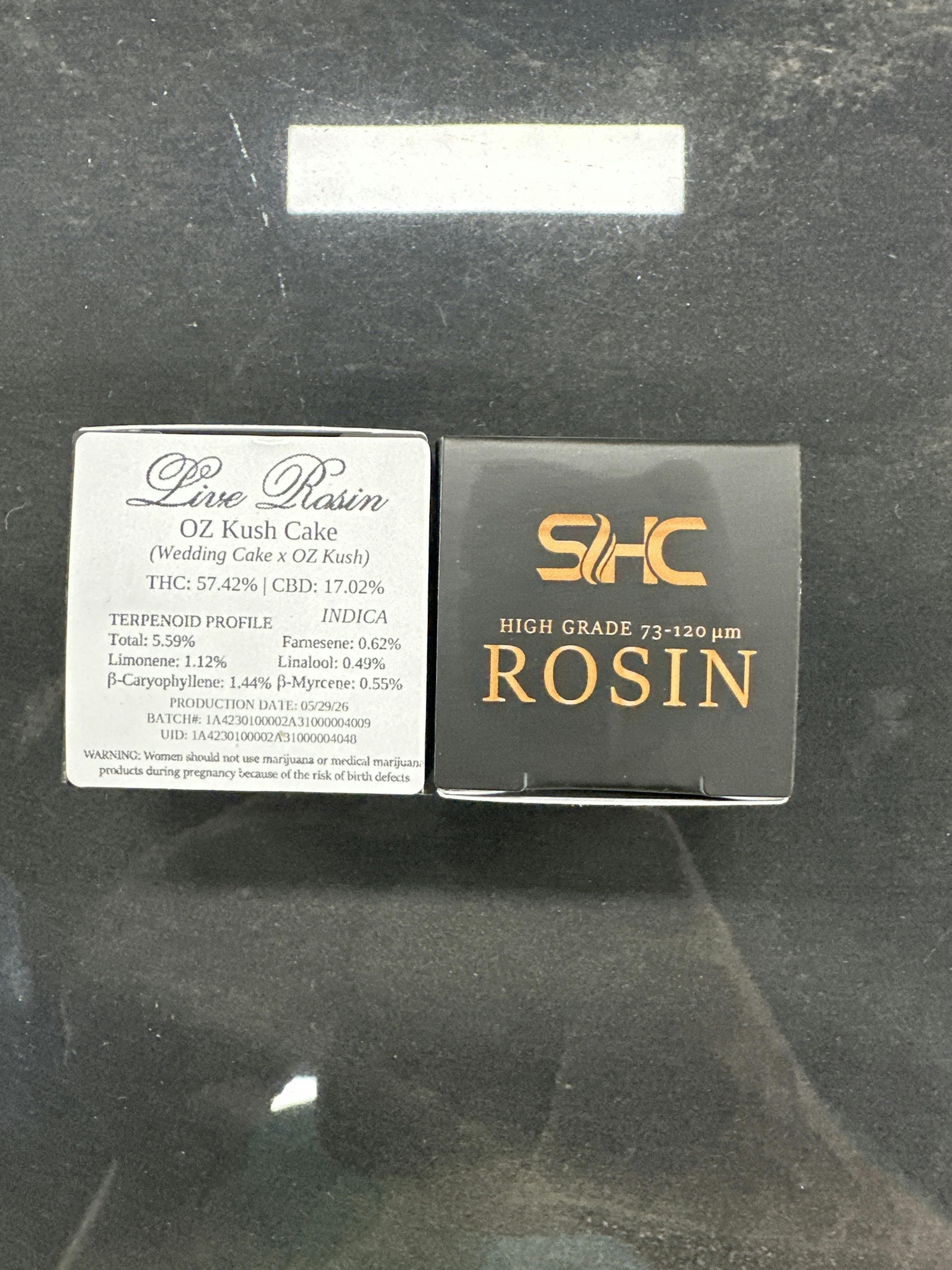Rosin - OZ Kush Cake - .5g | SHC