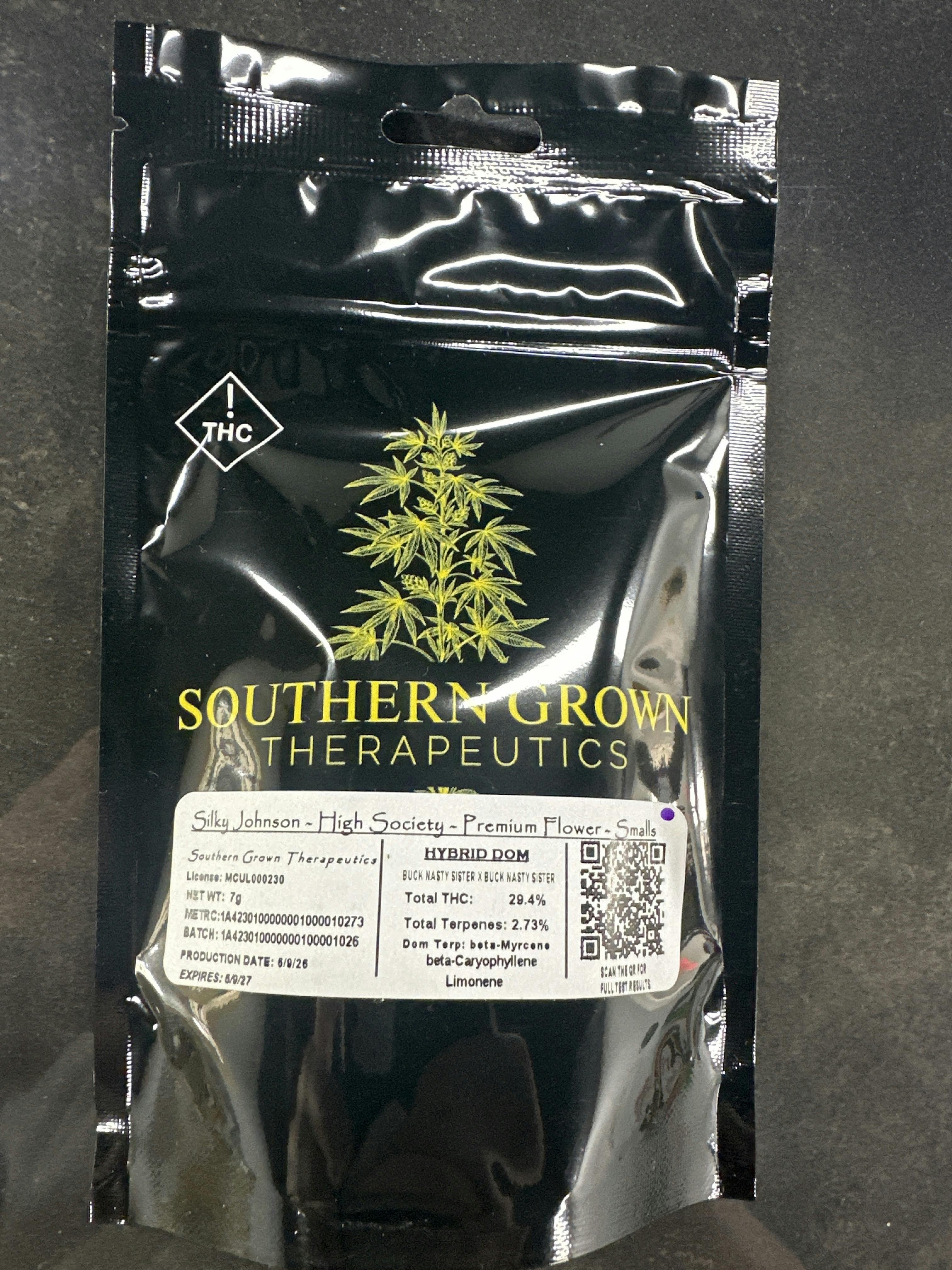 New* Silky Johnson - 7g Flower | Southern Grown