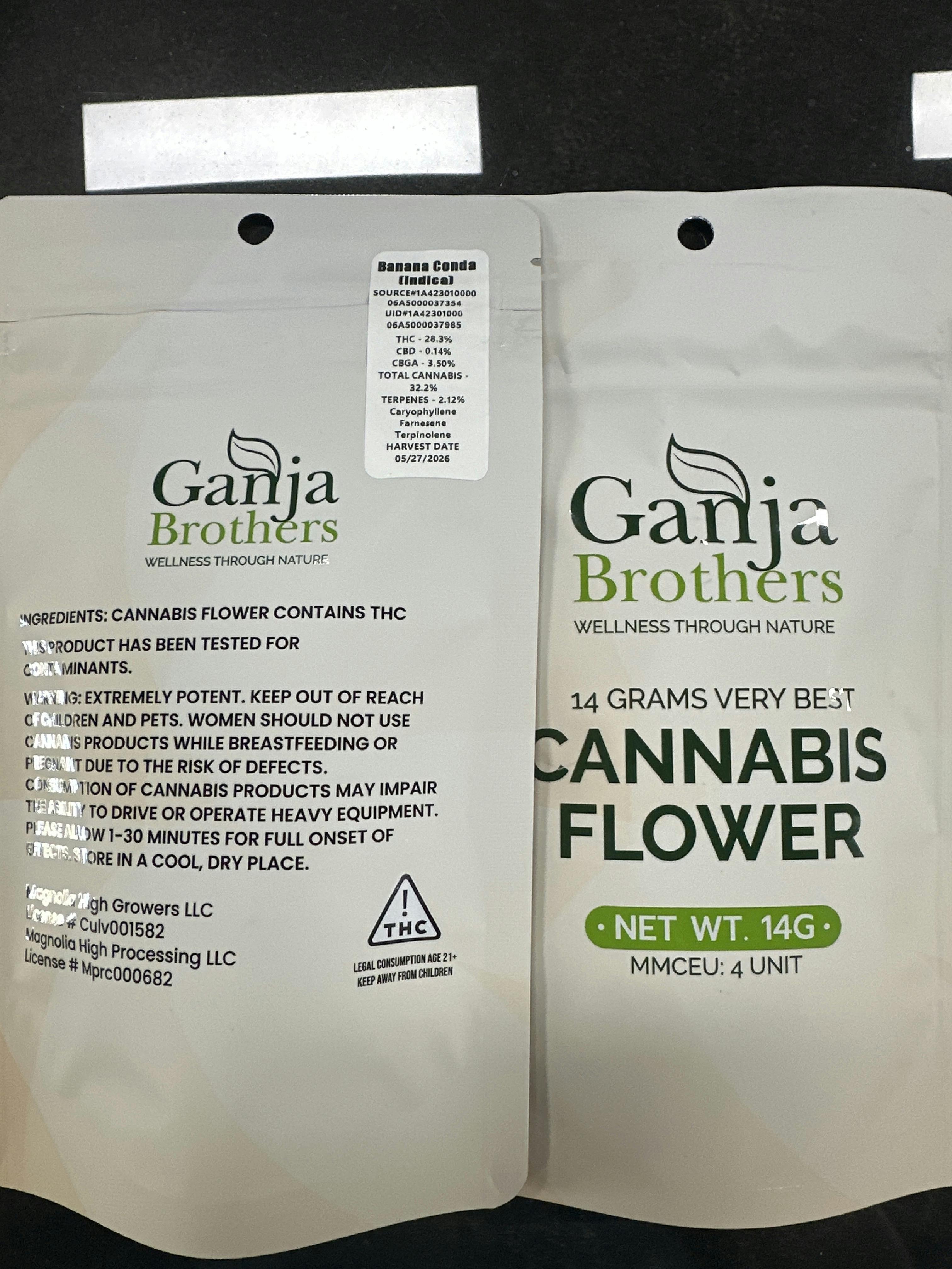 FOURTEEN GRAMS | Banana Conda | 14g Flower | Gangja Brothers