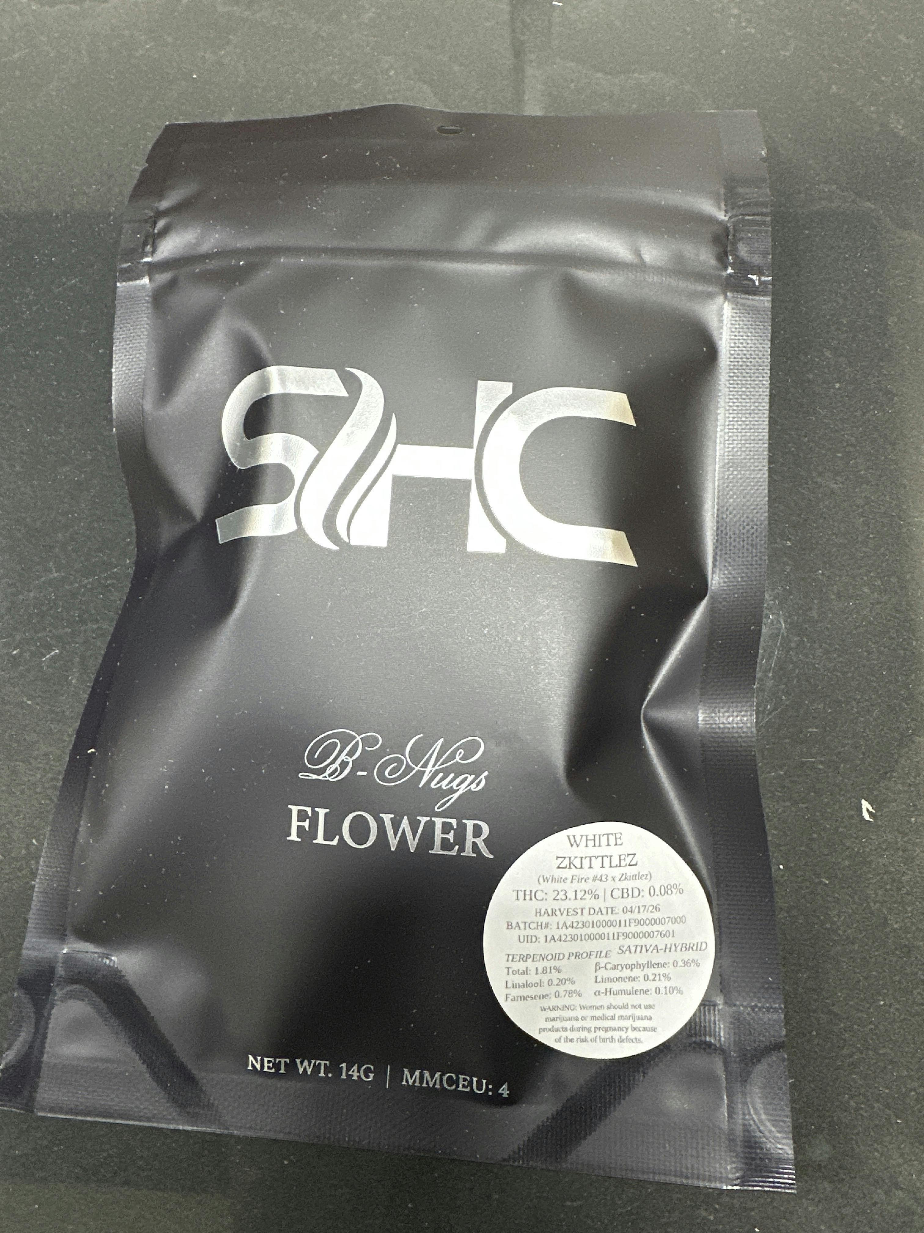 *FOURTEEN GRAMS* White Zkittlez - 14g | 23% | 1.8% TERPS | SHC