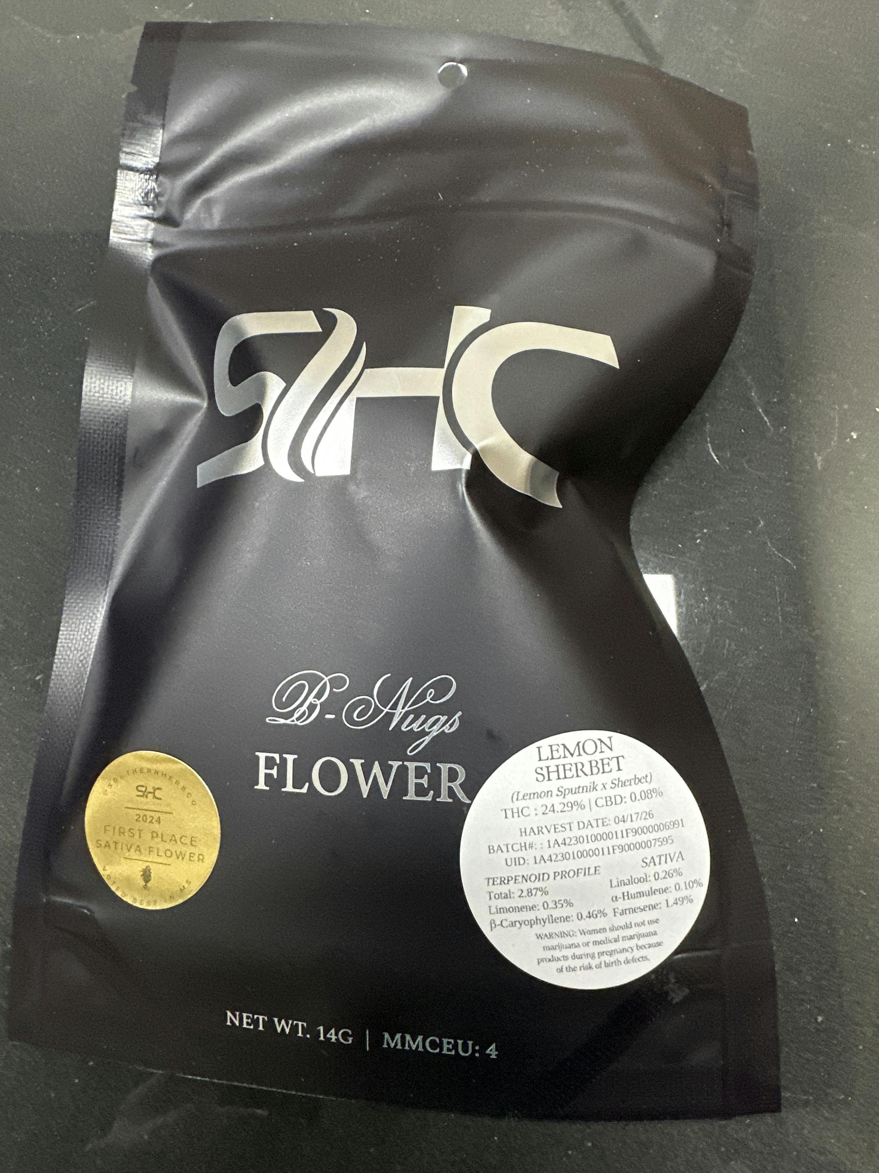 *FOURTEEN GRAMS* Lemon Sherbet - 14g | 24% | 2.9% TERPS | SHC