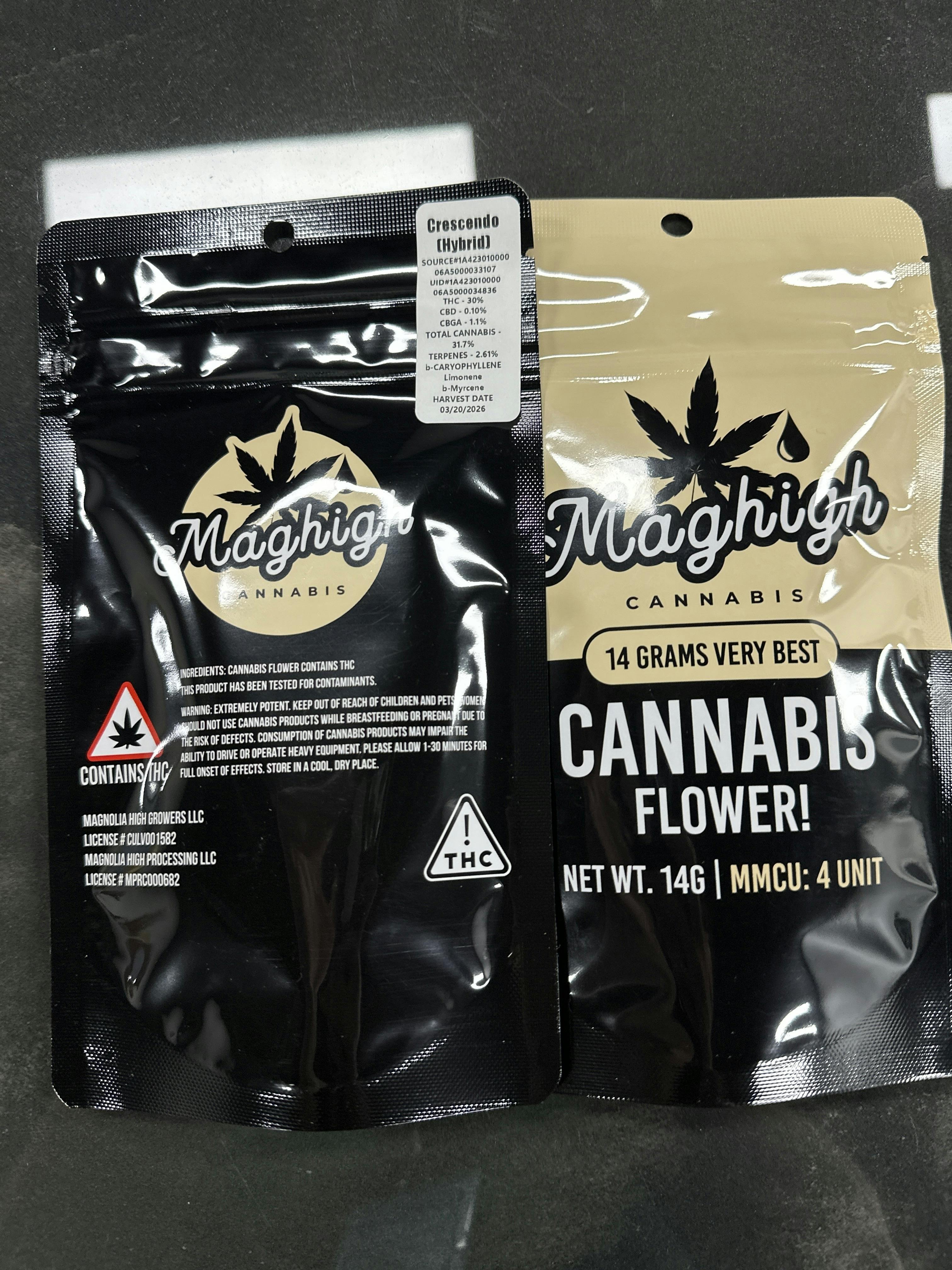 FOURTEEN GRAMS | Crescendo 30% | 14g Flower | Mag High