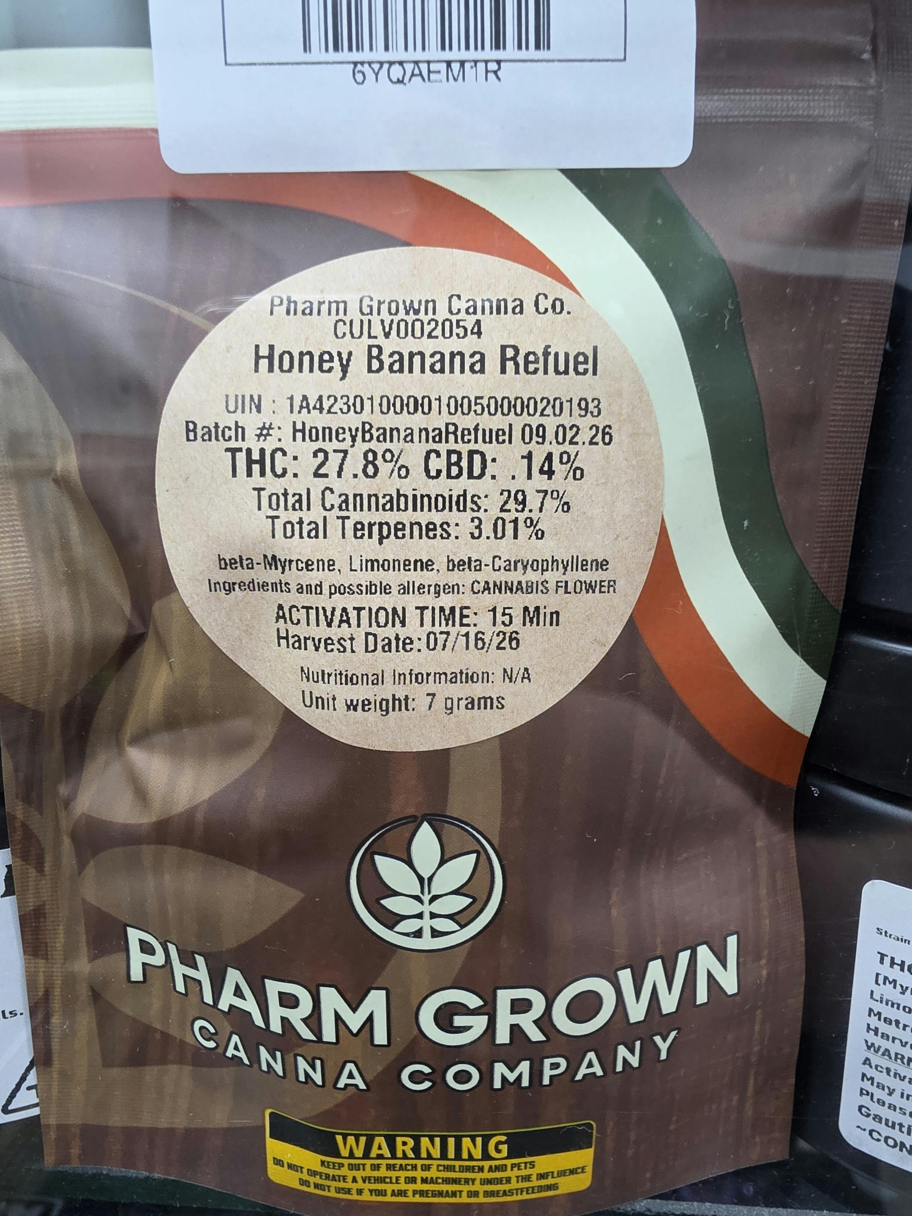 Seven Honey Banana Refuel Pharm Grown