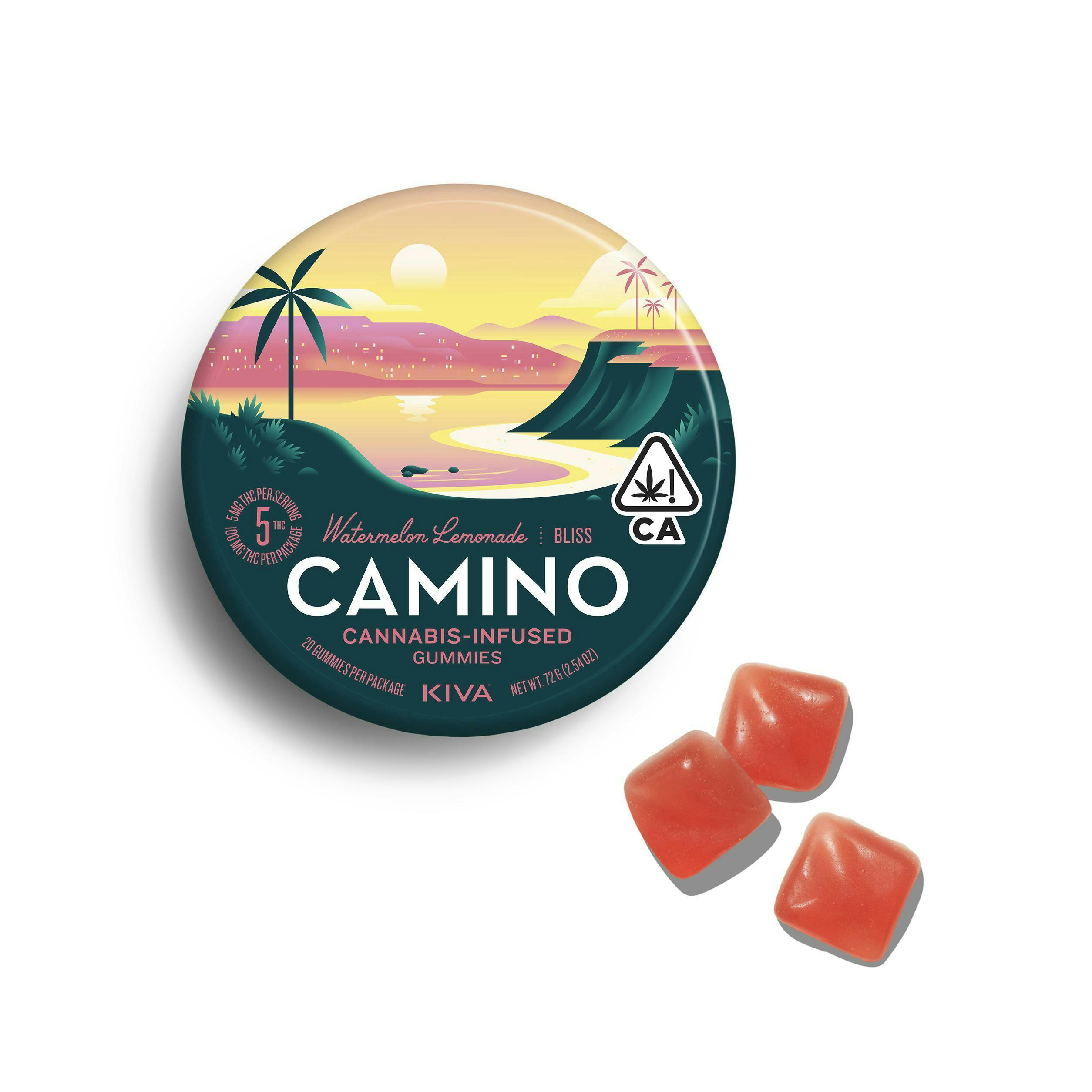 Camino - Watermelon Lemonade 'Bliss' - Gummies - 100mg THC — Everyday