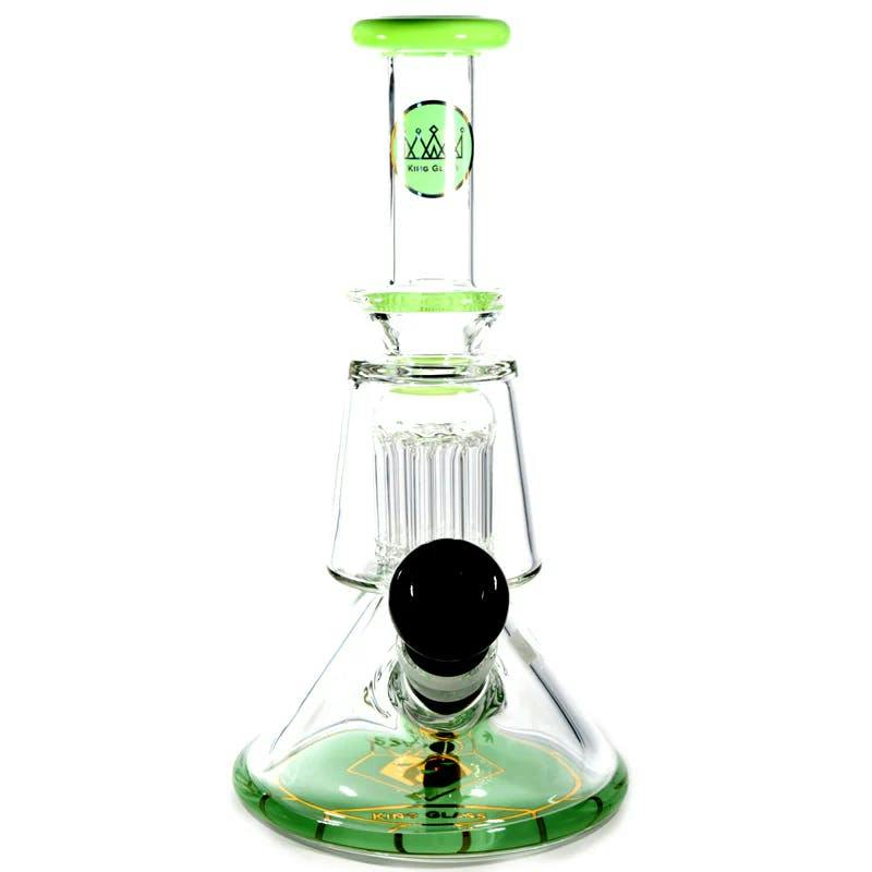 King Glass - Tree Perc Beaker Bong - 10.5"