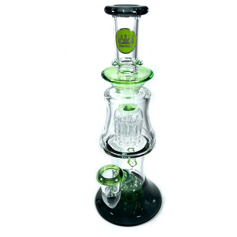 King Glass - Crown 10-Arm Tree Perc Bong