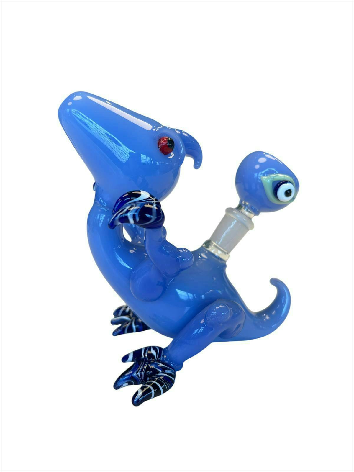 Dinosaur Hand Pipe - Glass Novelty, 7.5