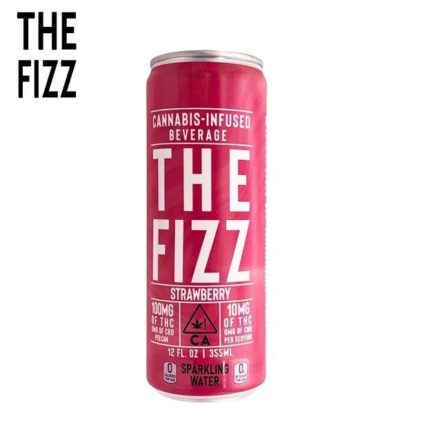 The Fizz - Strawberry - Sparkling Water - 100mg - Strawberry