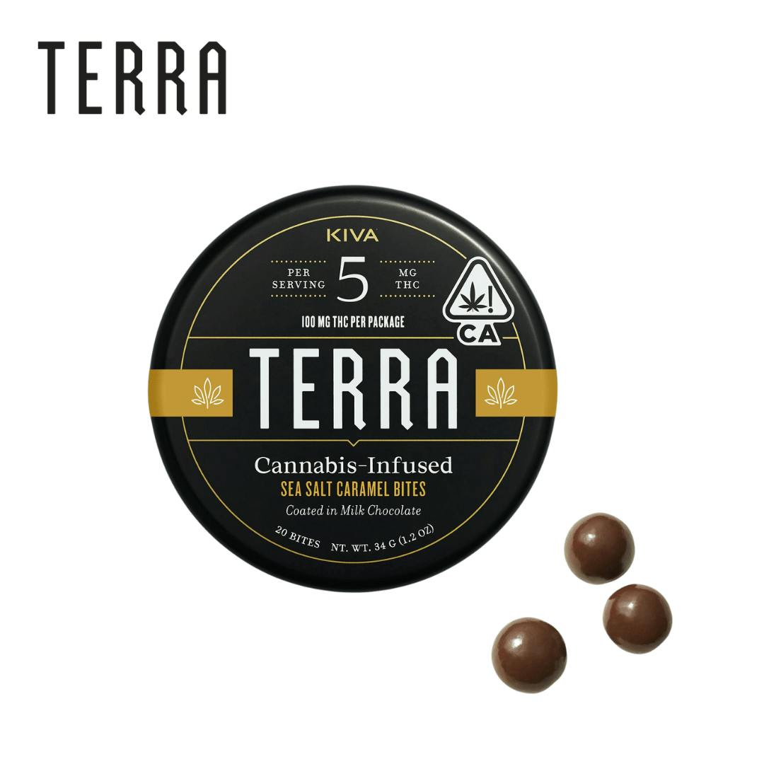 KIVA TERRA BITES — Sea Salt Caramel - Milk