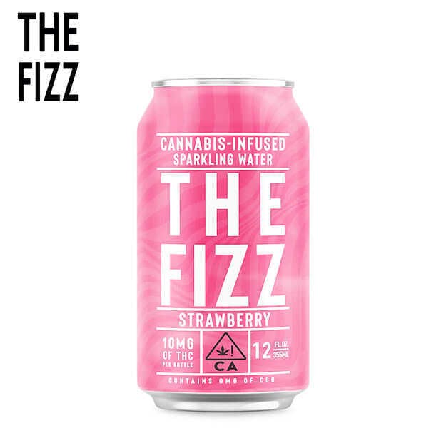 The Fizz - Strawberry - Sparkling Water - 100mg - Strawberry