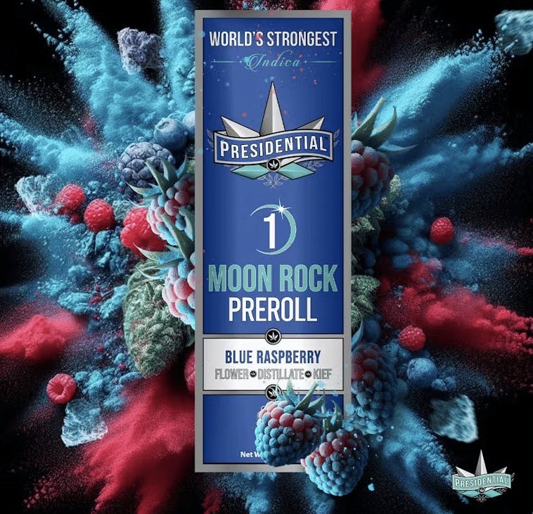PRESIDENTIAL - — Blue Raspberry - Moon Rock