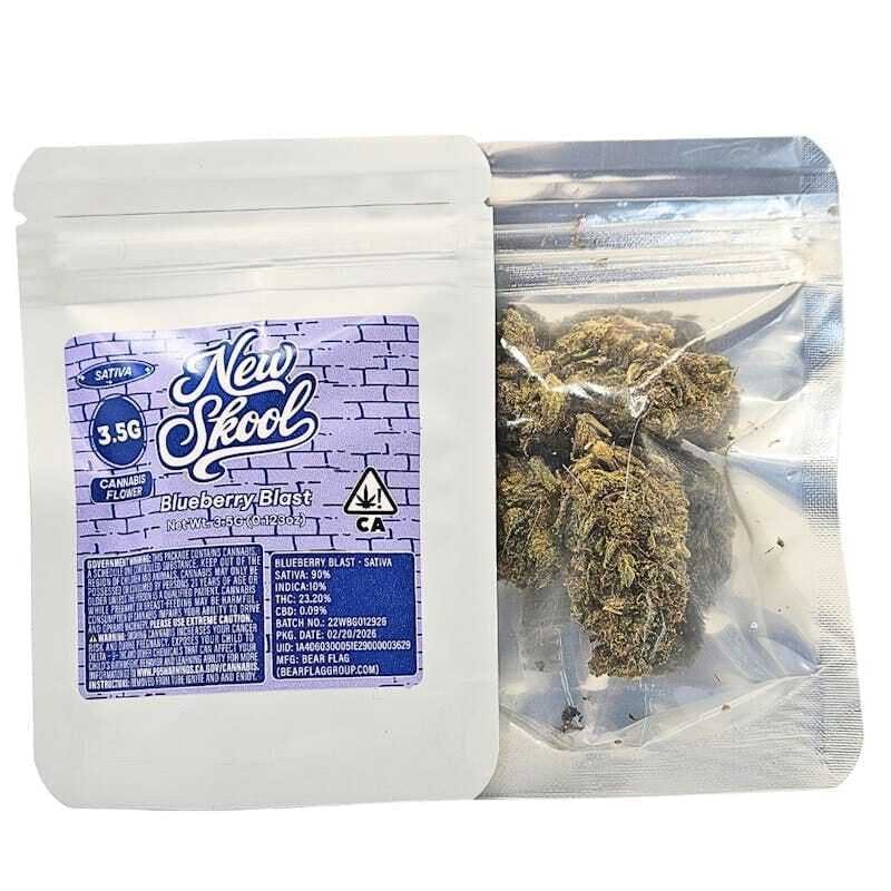 New Skool - New Skool - Blueberry Blast - 3.5g — Everyday - Bb - Gh