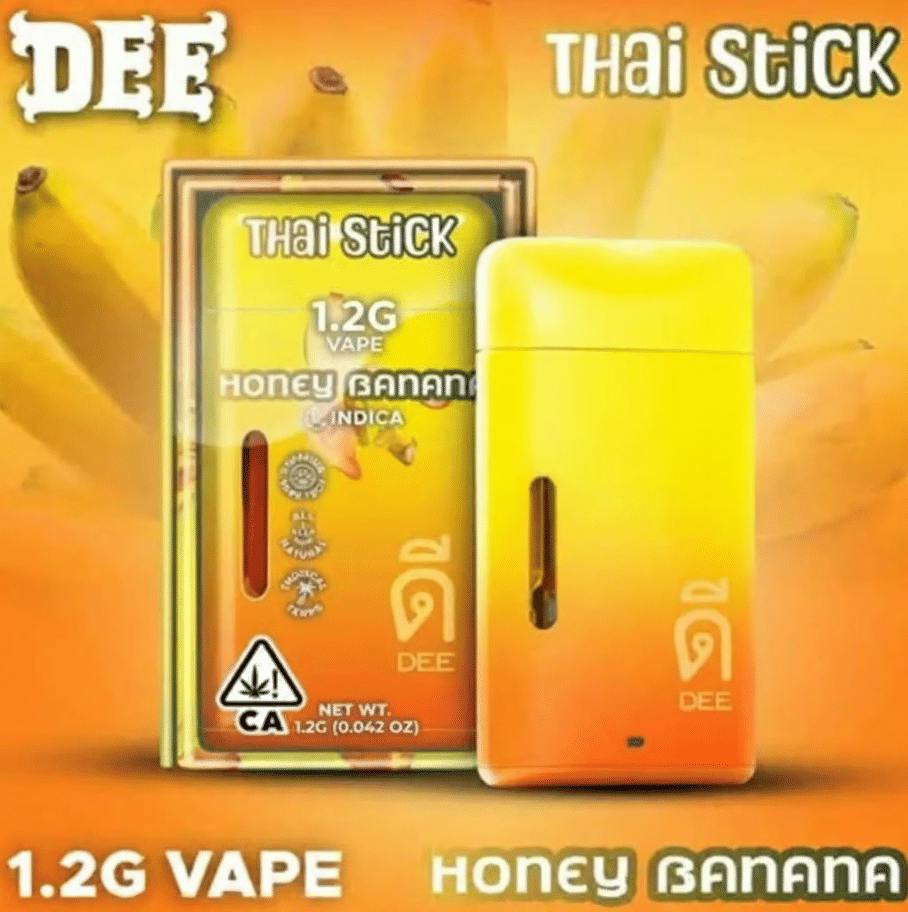 Dee Thai - Dee Thai Stick - Honey Banana - Disposable - 1.2g - 1.2g