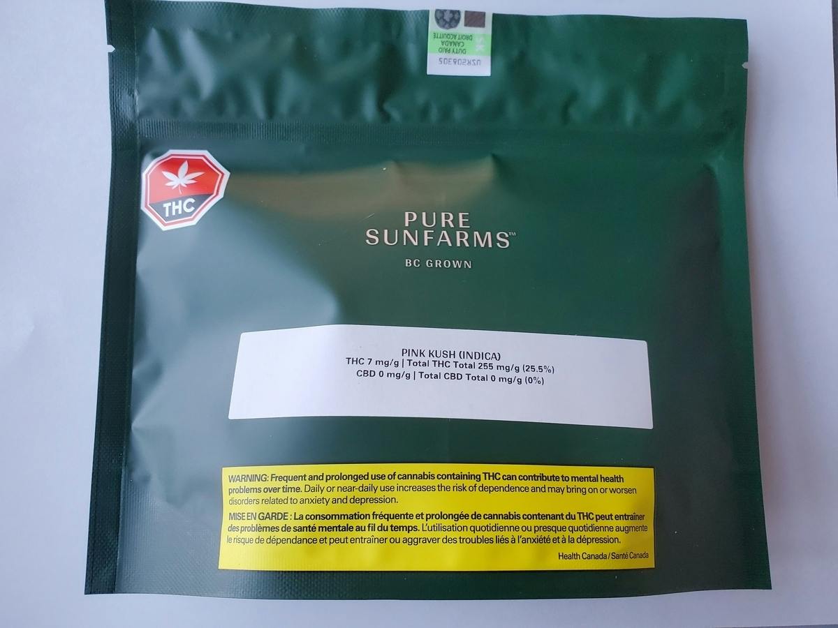Pure Sunfarms - Pink Kush - Bulk Flower - 28g