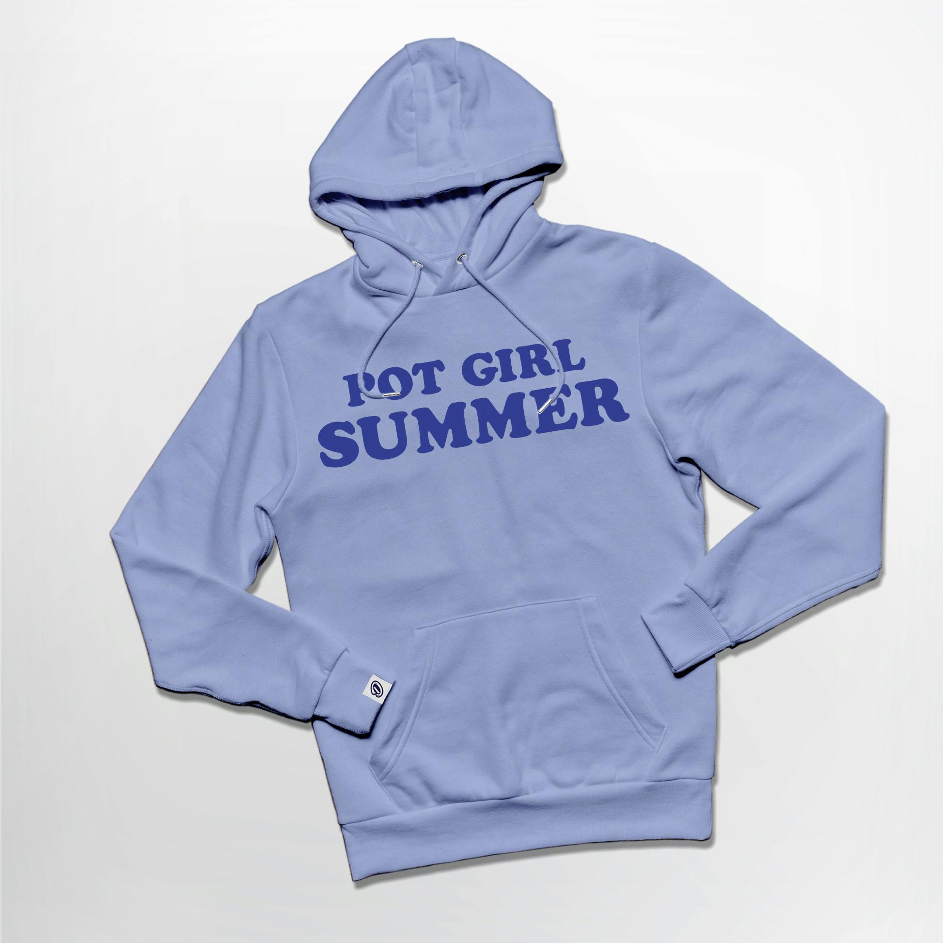 Dank Hoodie | Pot Girl Summer | Blue | XS