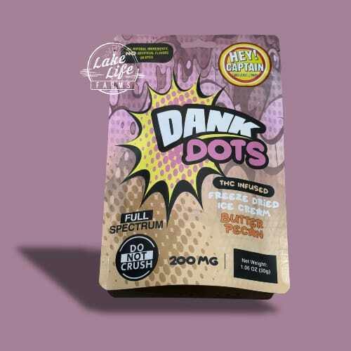 Hey Captain Butter Pecan Dank Dots Freeze Dried Ice Cream