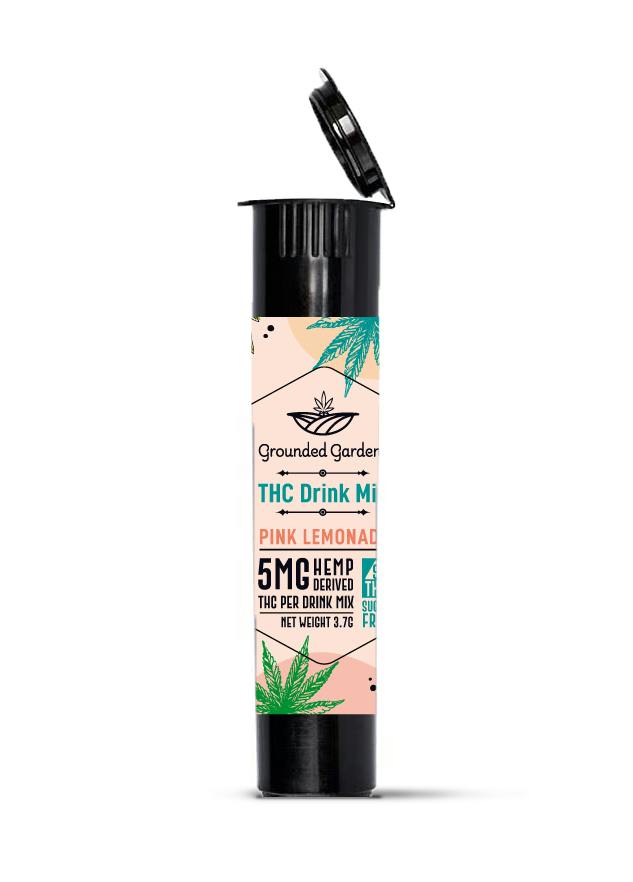 Drink Mix I Pink Lemonade I 5mg I Grounded Gardens I 1ct at Grounded Gardens