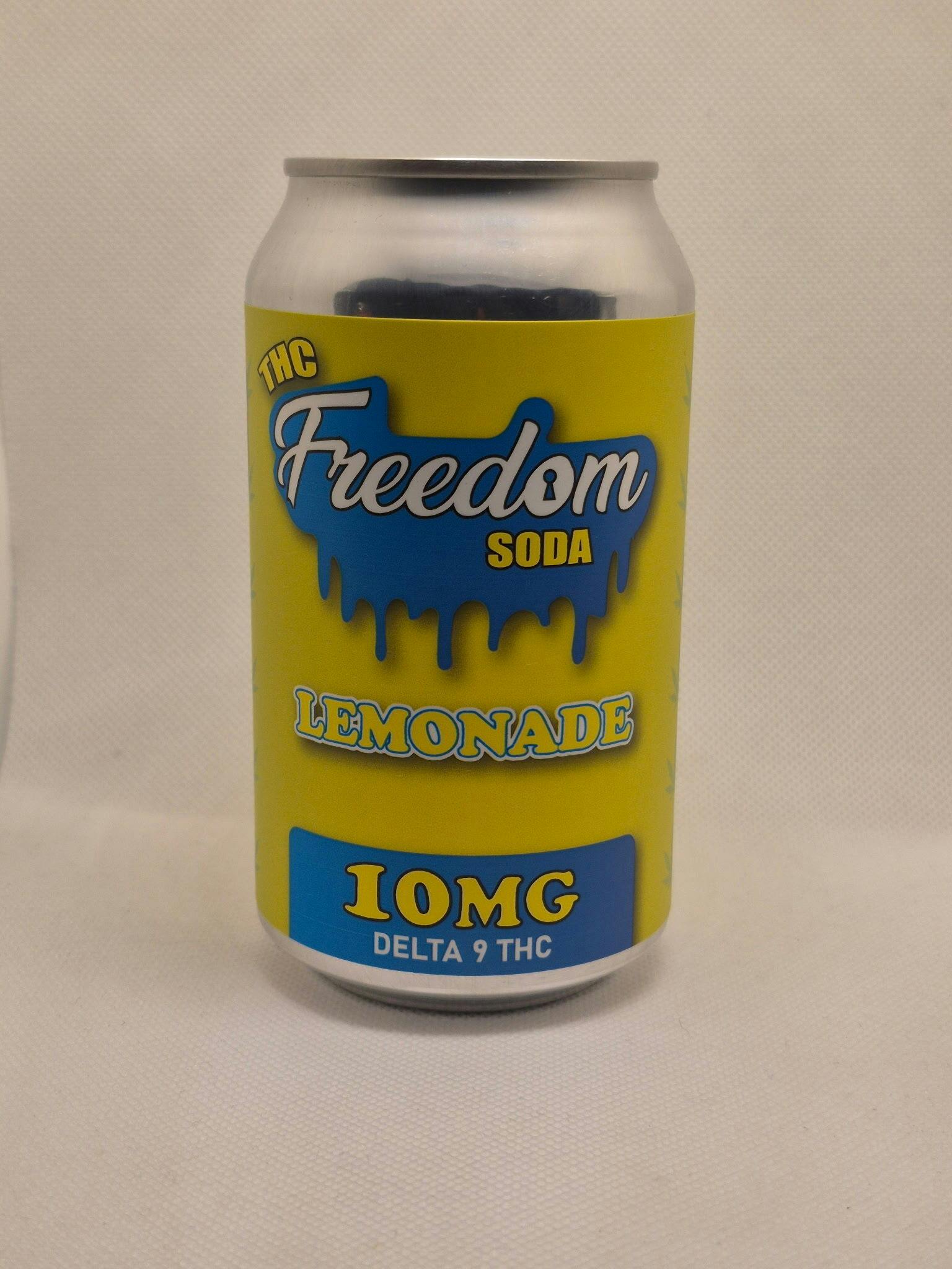 Lemonade I 10mg I Freedom Soda I 1ct at Grounded Gardens