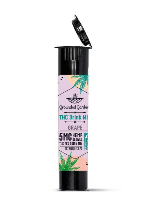 Drink Mix I Grape I 5mg I Grounded Gardens I 1ct at Grounded Gardens