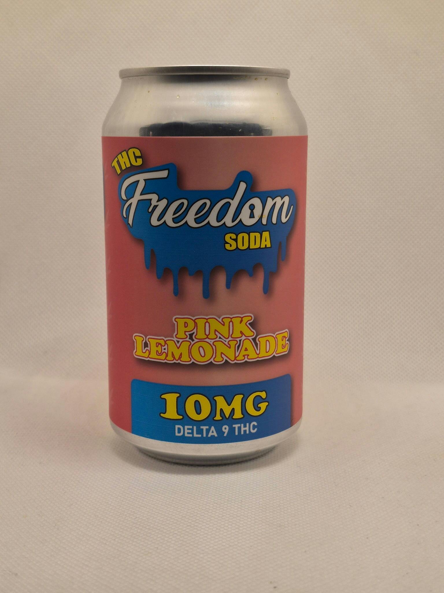 Pink Lemonade I 10mg I Freedom Soda I 1ct at Grounded Gardens