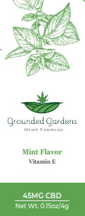 Mint CBD Lip Balm I Grounded Gardens I 45mg I 1ct at Grounded Gardens