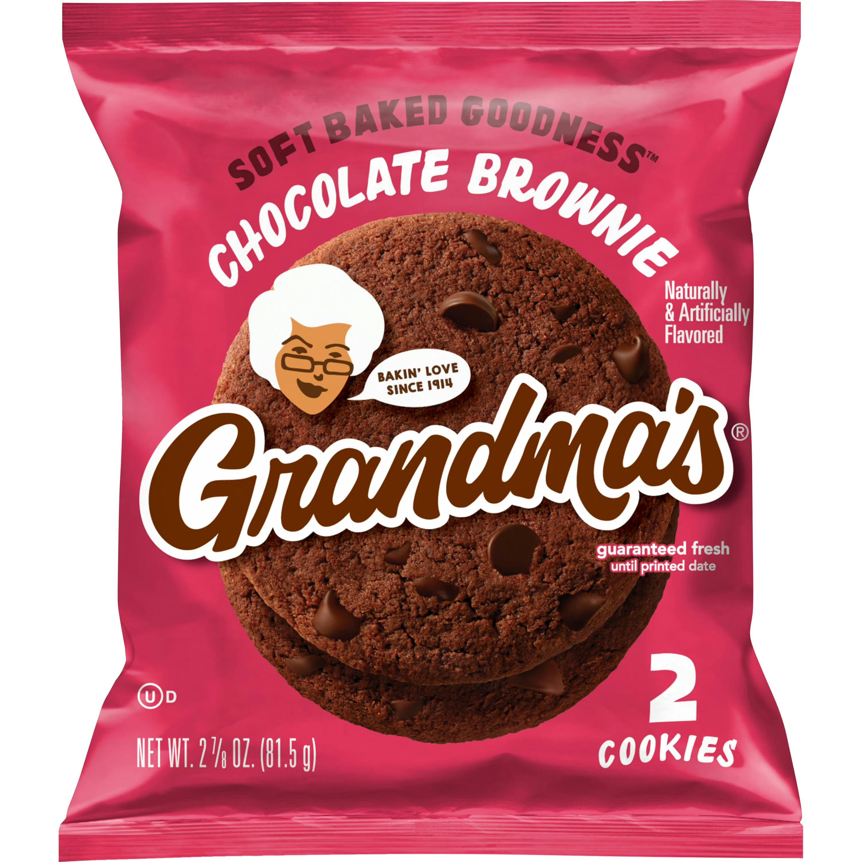 Chocolate Brownie I Grandma's I 2 Cookies I 1ct at Grounded Gardens