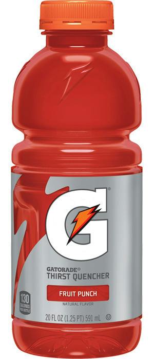 Gatorade Fruit Punch -- 20 oz at Grounded Gardens