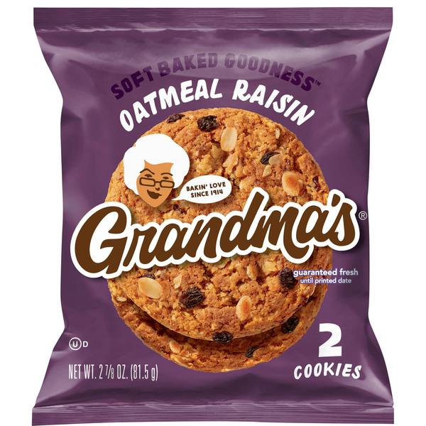 Oatmeal Raisin Cookies I Grandma's I 2 Cookies I 1ct at Grounded Gardens