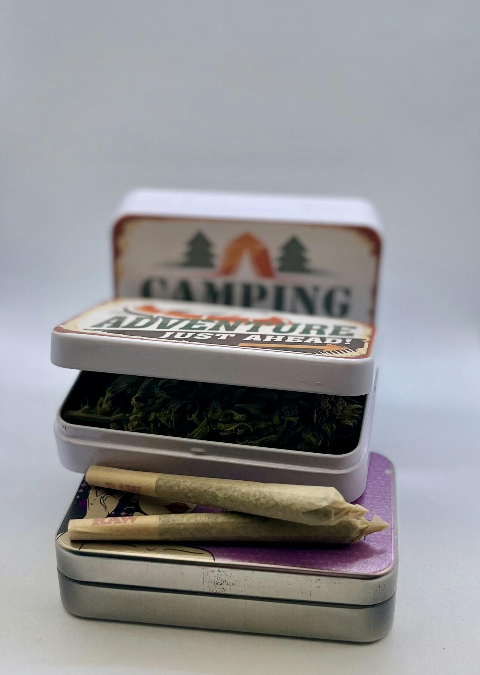 Assorted Stash Tins I Small Storage I Grounded Gardens I 1ct at Grounded Gardens
