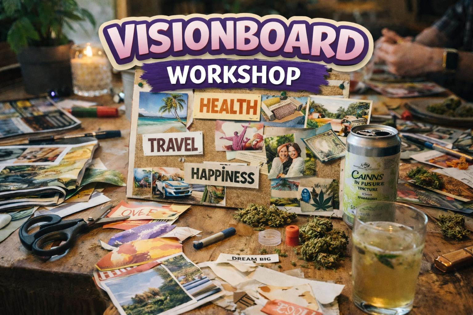 Vision Board Event I Grounded Gardens I 1 pm I January 31, 2025