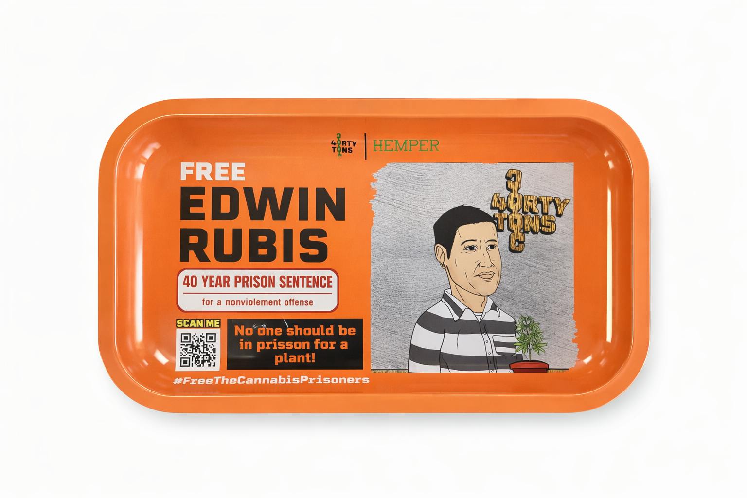 Rolling Tray -- Free Edwin Rubis Design | Hemper
