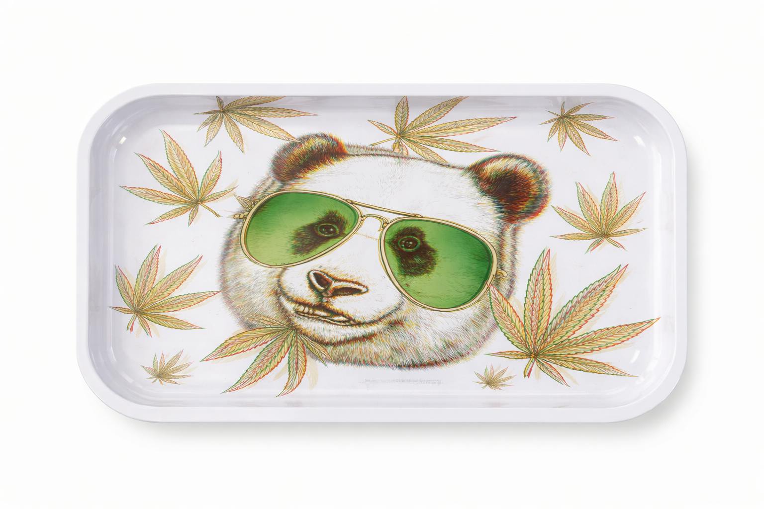 Rolling Tray -- Psychedelic Panda XL