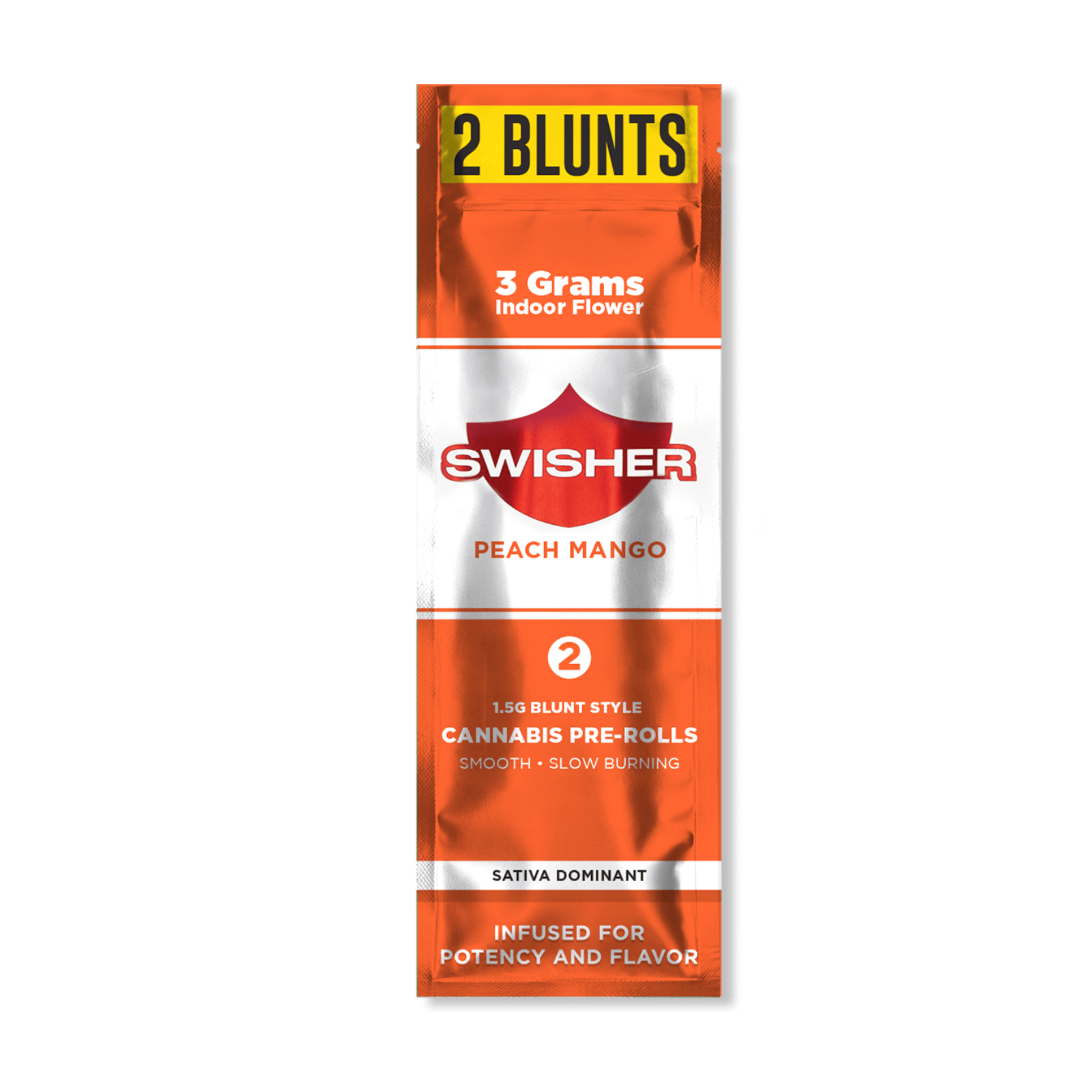Swisher | 1.5G Infused Blunt 2 Pack | Peach Mango