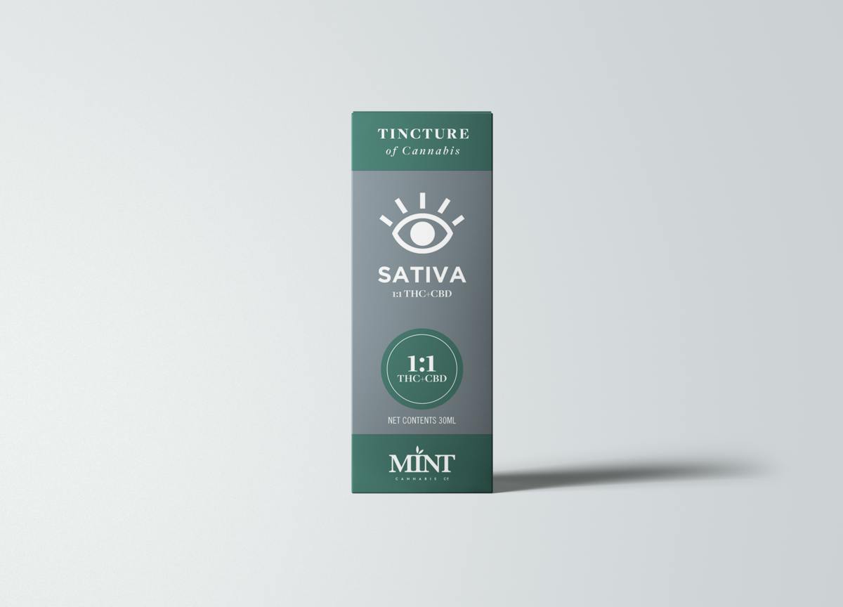 MINT - 1:1 Sativa Tincture - 500mg