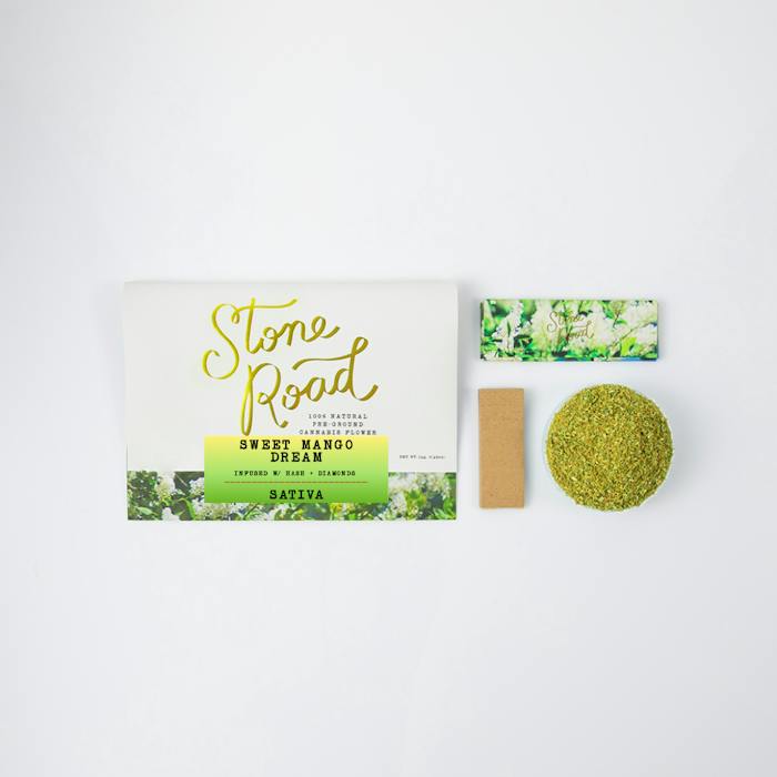 Stone Road Sweet Mango Dream Infused Pre-packaged flower 14g