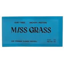 Miss Grass Quiet Times Pre-roll .4g at Flower Daddy Dispensary