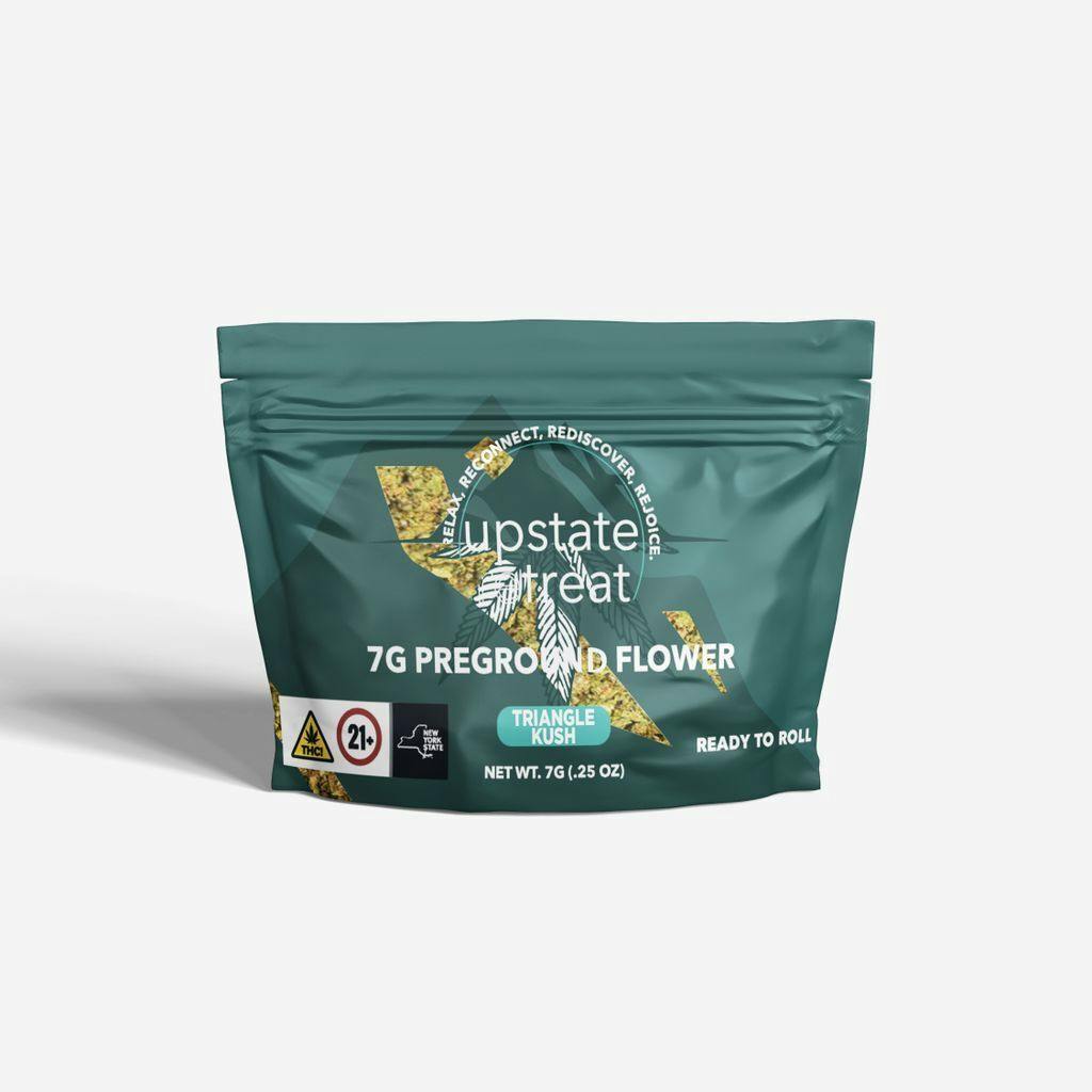 Upstate Retreat Triangle Kush Pre-packaged Flower 7g