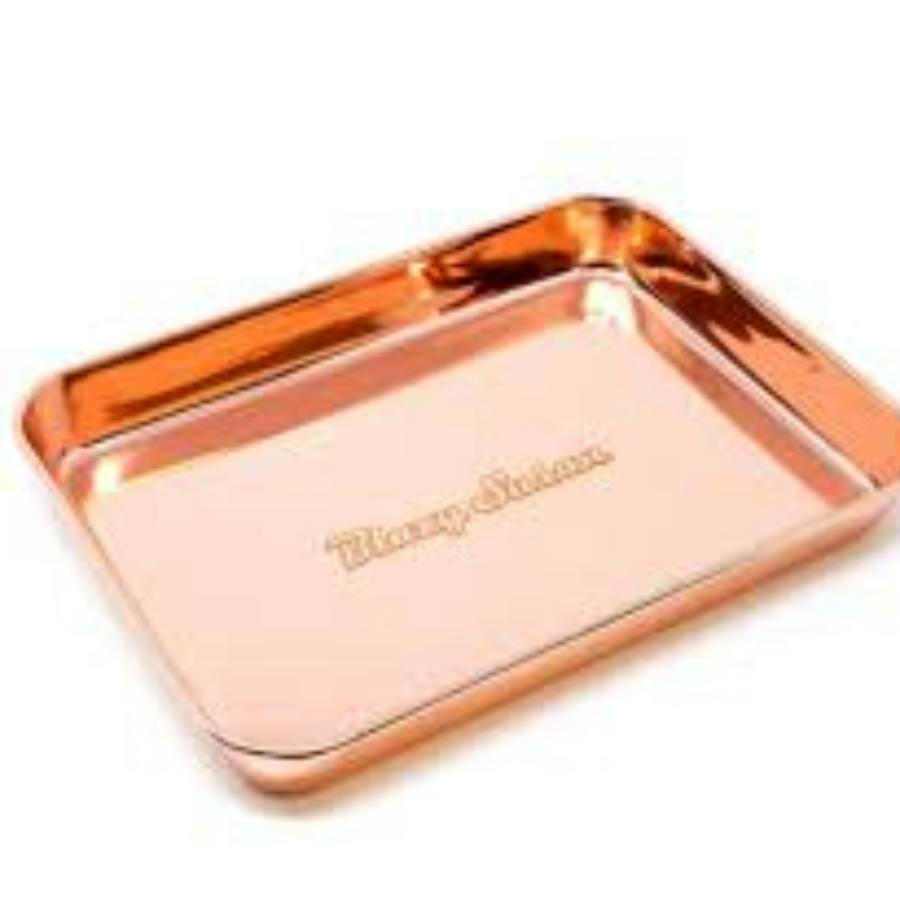 Blazy Susan - Metallic Tray - Rose - BOTH
