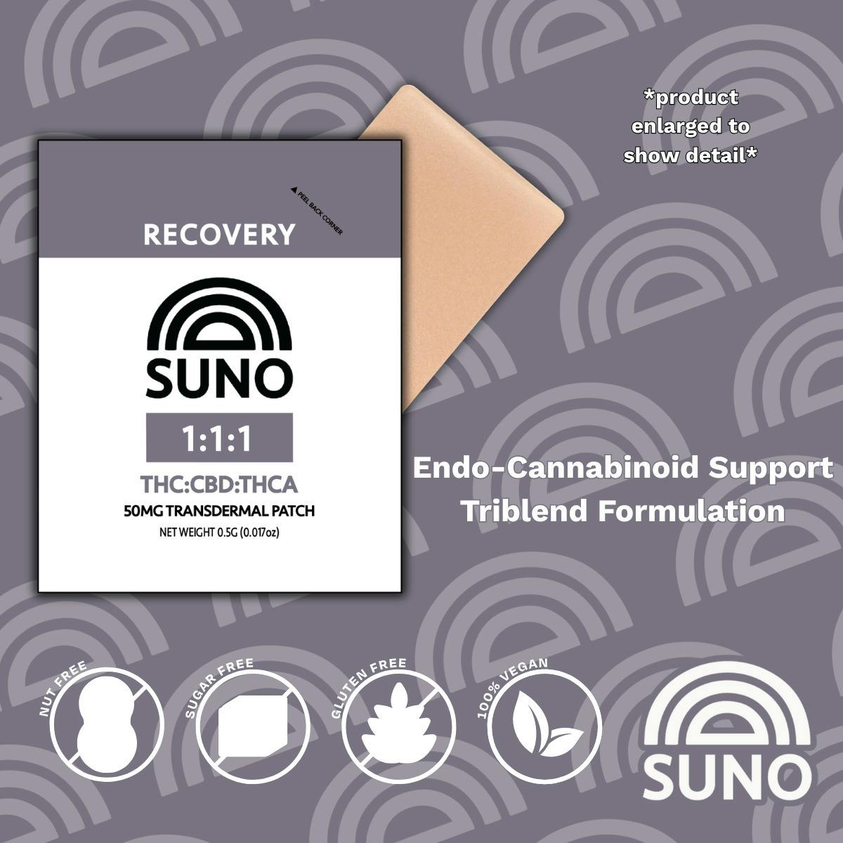 Recovery Patch | 1:1:1 THC:CBD:THCA