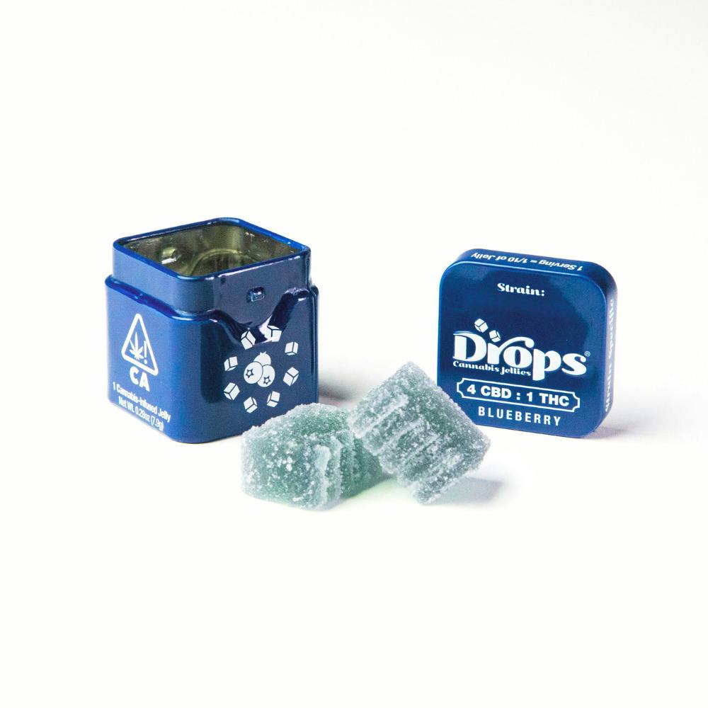 BLUEBERRY ROSIN DROPS | COMFORT | 4:1 CBD:THC | 2PK | 100MG