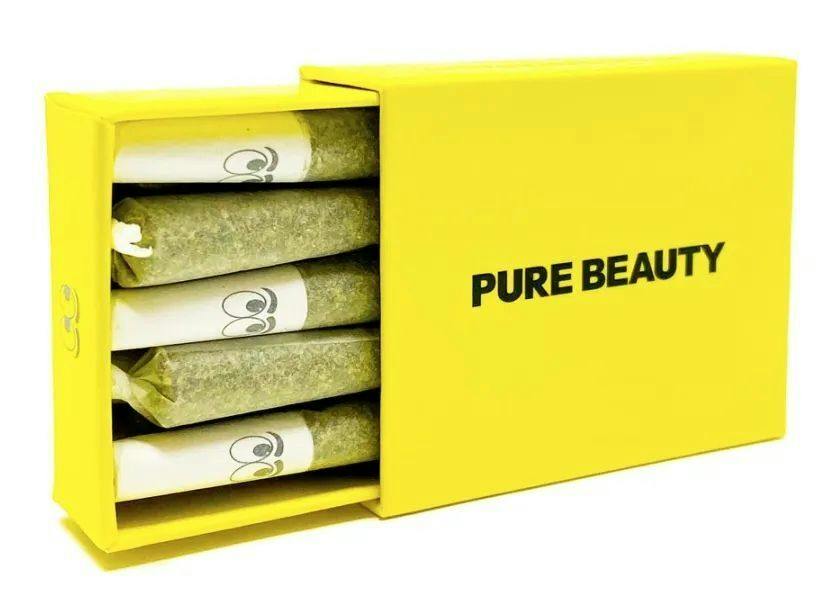 PURE BEAUTY - BABIES MINI PREROLL 10PK [3.5G] YELLOW BOX SATIVA