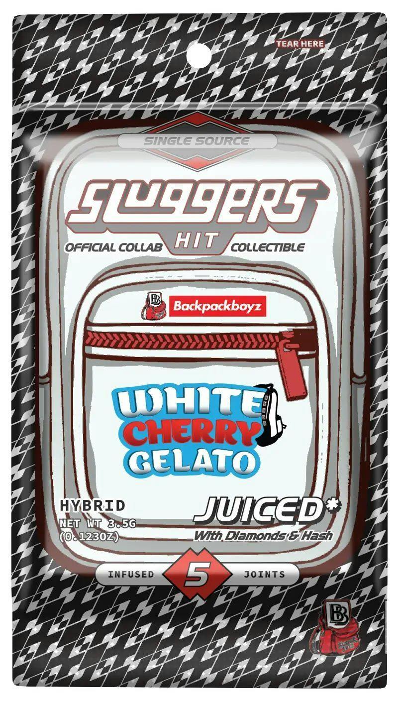 SLUGGERS X BACKPACK BOYS - INFUSED PREROLL 5PK [3.5G] WHITE CHERRY GELATO