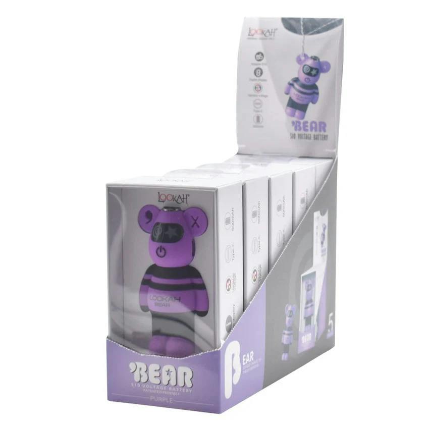 Purple Lookah Bear Vape Battery