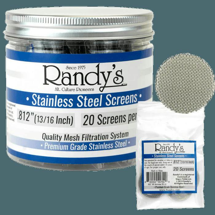 Randy's Stainless Steel .812" Screen Jar