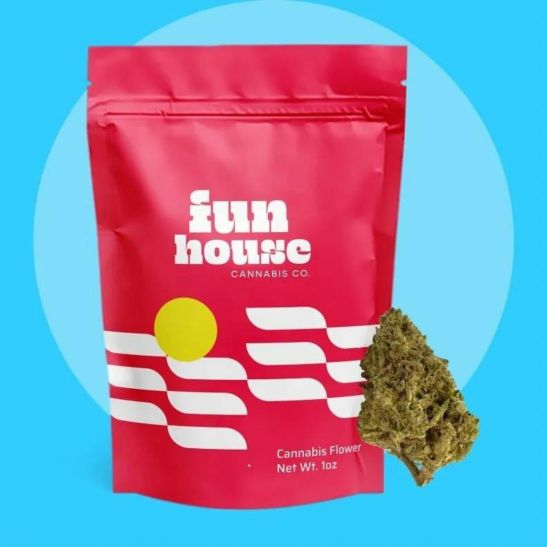 Fun House Cannabis - 28g Prepack - Chem Dawg cannabis product